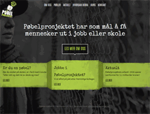 Tablet Screenshot of pobelprosjektet.no